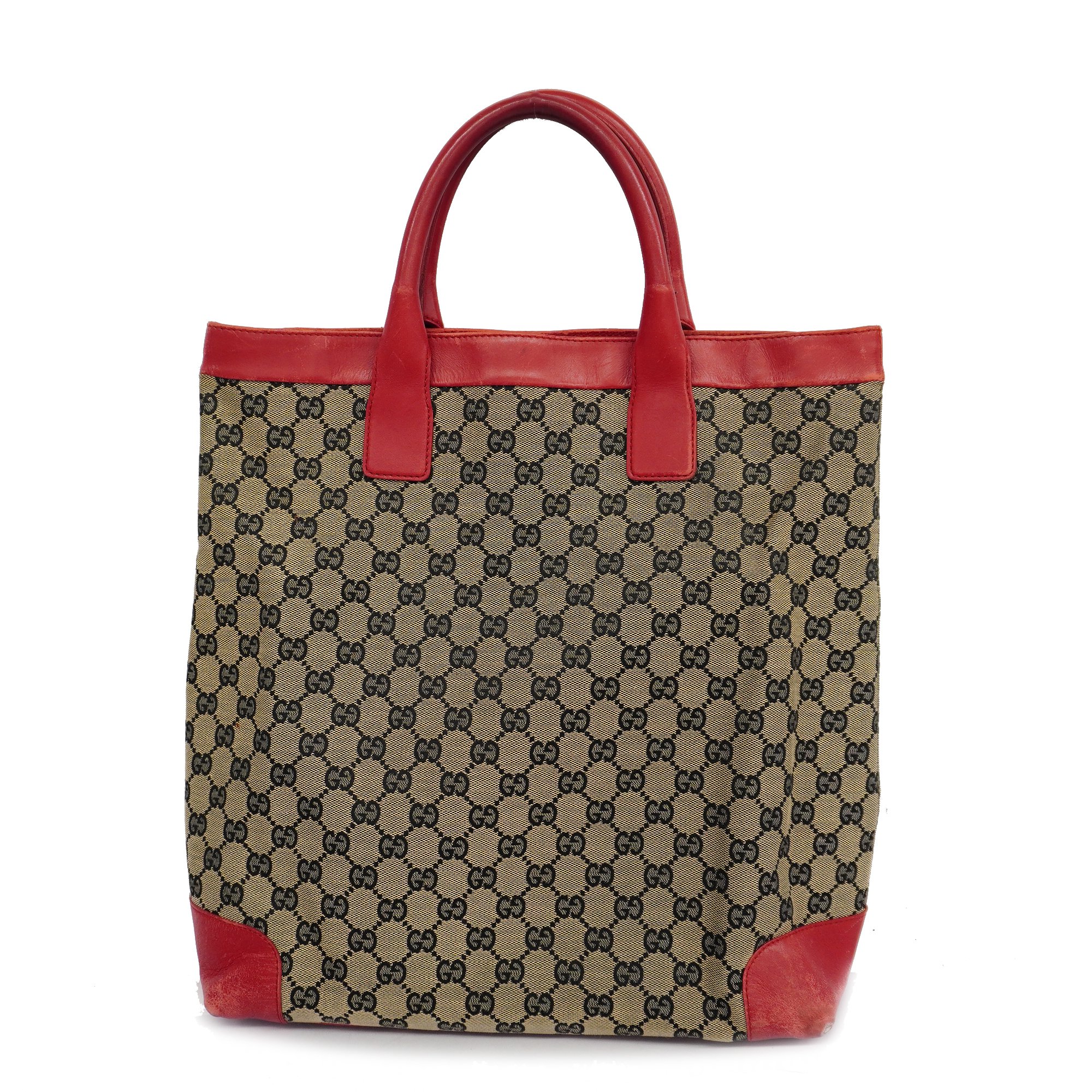 Gucciauth Tote Bag 002 1121 Women's Gg Canvas Red Color